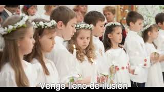 Video thumbnail of "Esta Mañana Jesús ( Mi primera Comunión )"