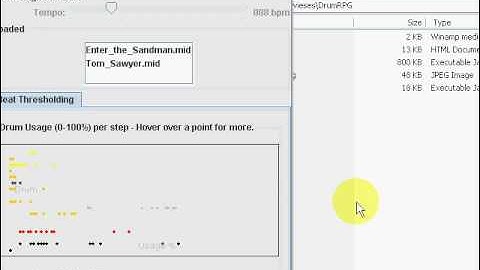 Drum Rhythm Pattern Generator Demo 1  Over the threshold to new patterns