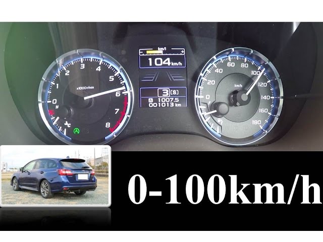 0 100km H 加速 Subaru Levorg 1 6gt S 6速cvt Dba Vm4 Youtube