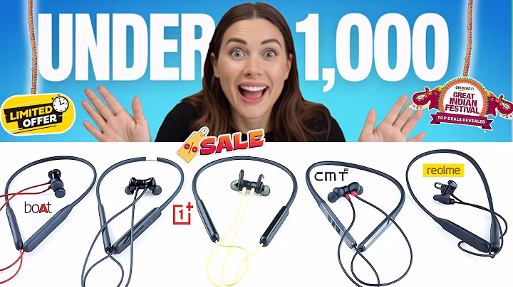 Best Neckbands Under ₹1000 (2025) 🔥 Top 3 Budget Bluetooth Earphone | Amazon + Flipkart Festive Sale