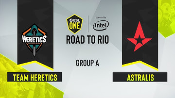 CS:GO - Astralis vs. Team Heretics [Dust2] Map 1 - ESL One Road to Rio - Group A - EU