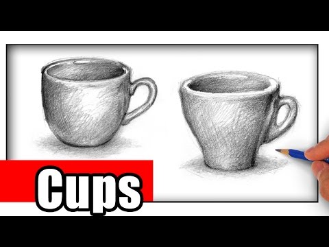 Video: How To Draw A Cup