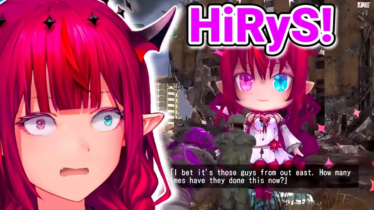 𝗜𝗥𝘆𝗦 𝗿𝗲𝗮𝗰𝘁𝘀 𝘁𝗼 𝗵𝗲𝗿 𝗠𝗮𝘀𝗰𝗼𝘁 𝗶𝗻 𝘁𝗵𝗲 𝗴𝗮𝗺𝗲 𝗘𝗗𝗙𝟲 |Hololive|