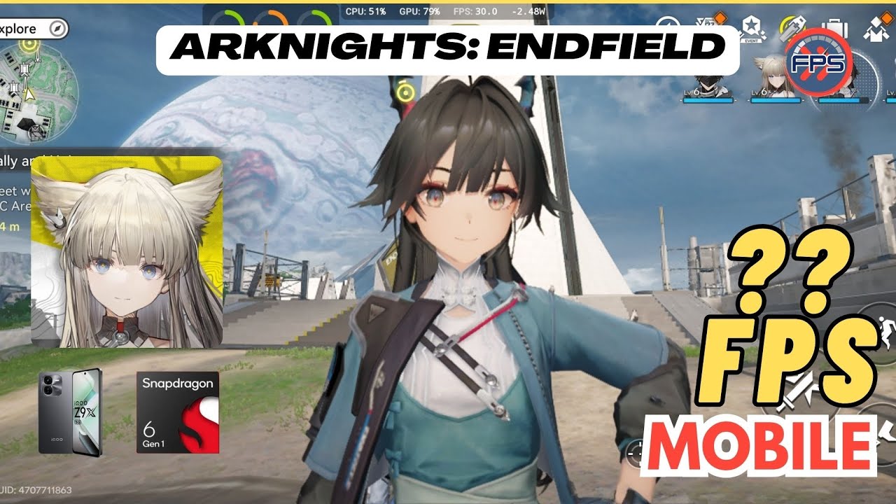Arknights: Endfield - SNAPDRAGON 6 GEN 1 - IQOO Z9X - MOBILE GAMEPLAY COMPARISON