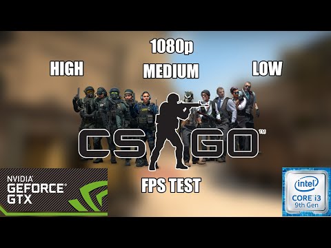 Counter-Strike: Global Offensive - I3-9100F + GTX 1050Ti (1080p HighMediumLow Settings FPS TEST)