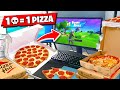 1 Elimination = 1 PIZZA Ordered To His House.. (Fortnite)