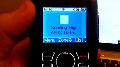 Anytone D868UV APRS Reporting!