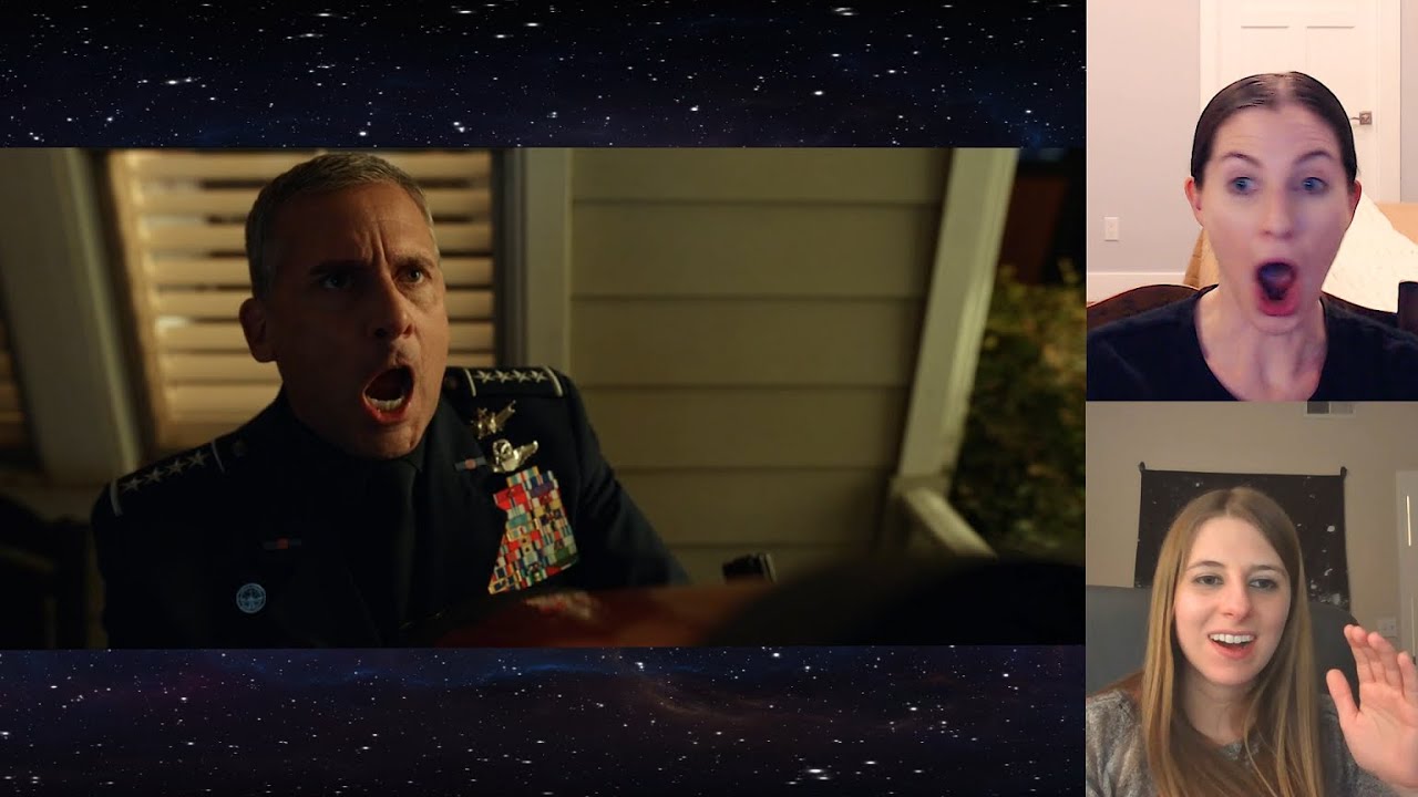 Space Force: S1E1 Reaction Video - Do Our Dads Work at Space Force? (Britt & Bailey)