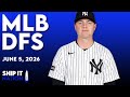 MLB DFS Process | DraftKings & FanDuel Picks, Plays & Slate Breakdown | Friday, 06/05/26