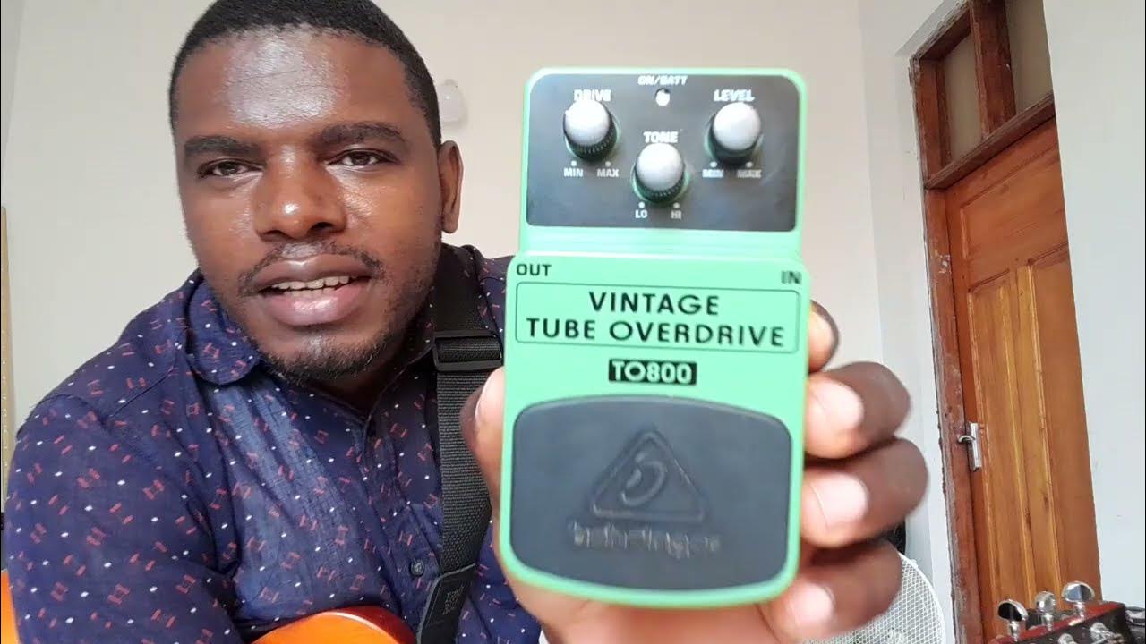 Behringer TO800 Vintage Tube Overdrive review/shoutout YouTube