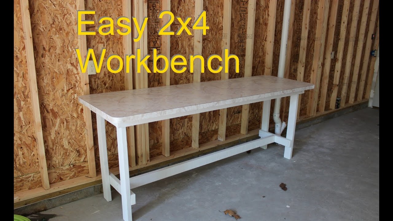 Workbench Plans - How to Make Using 2x4's - YouTube