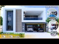 Modern House Design | Box Type House | 12m x 17m with 5 Bedrooms