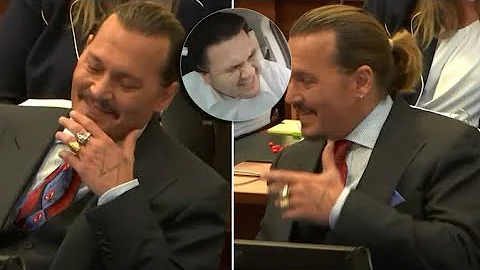 Johnny Depp Struggles to Stop Laughing During Witness Testimony