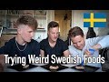 Making My American Brother Eat Weird Swedish Foods