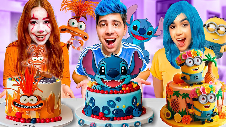 QUEM FIZER O MELHOR BOLO DO DIVERTIDAMENTE, STITCH E MINIONS, VENCE!