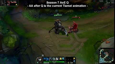 Rengar - Tiamat Animation uses S7 Q Animation