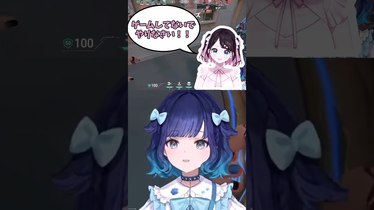 ポスカ作業が進んでるか確認しに来たなずぴママ #ぶいすぽ  #紡木こかげ  #花芽なずな