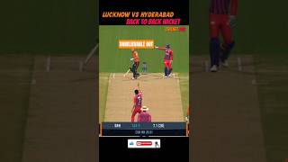 SRH VS LSG BACK TO BACK WICKET (CRICKET UPDATES) #shortvideo #cricket