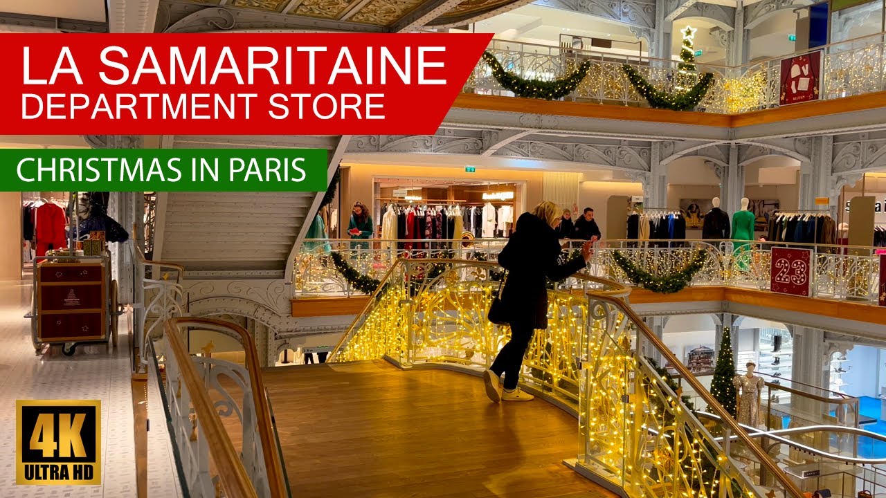 Christmas Shopping Destination in Paris: Samaritaine 