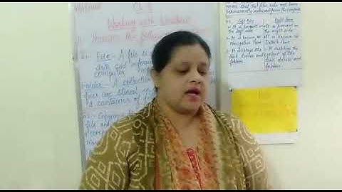 THS | Class-4 - Computer Ch 3 - Working with Windows (Part 5 )