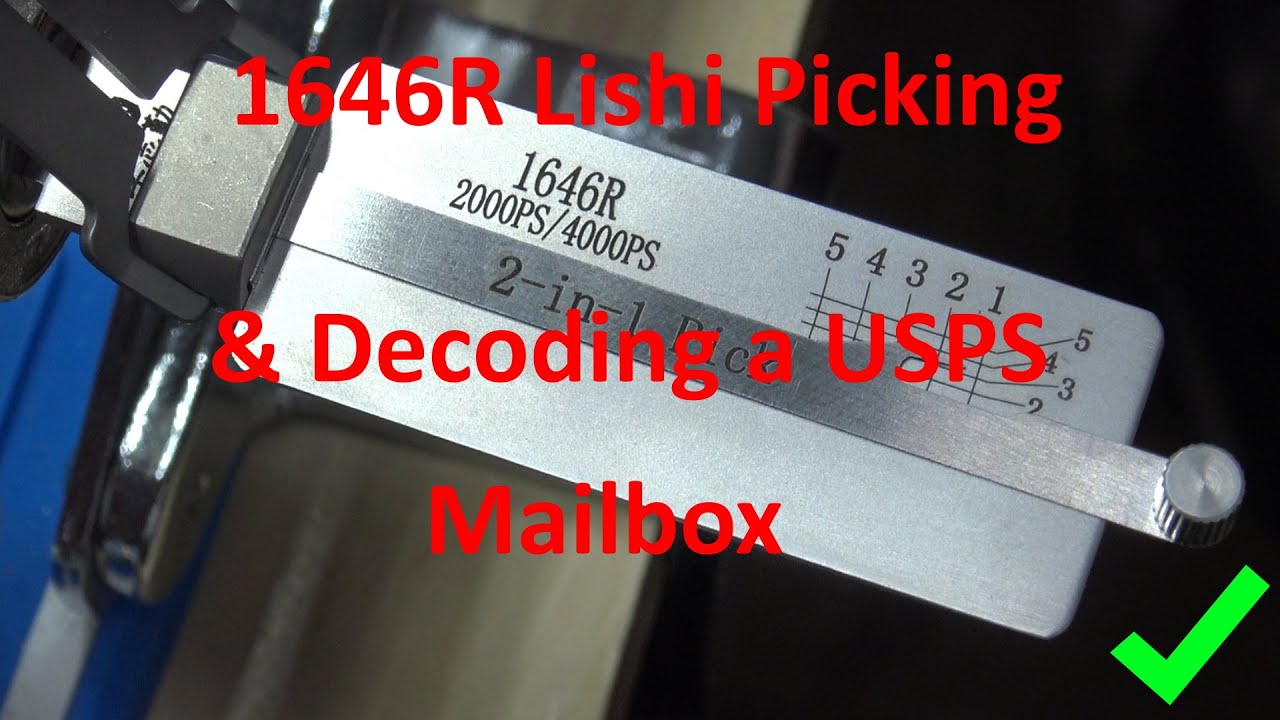 Classic Lishi 1646R 2-in-1 Pick & Decoder for National CompX