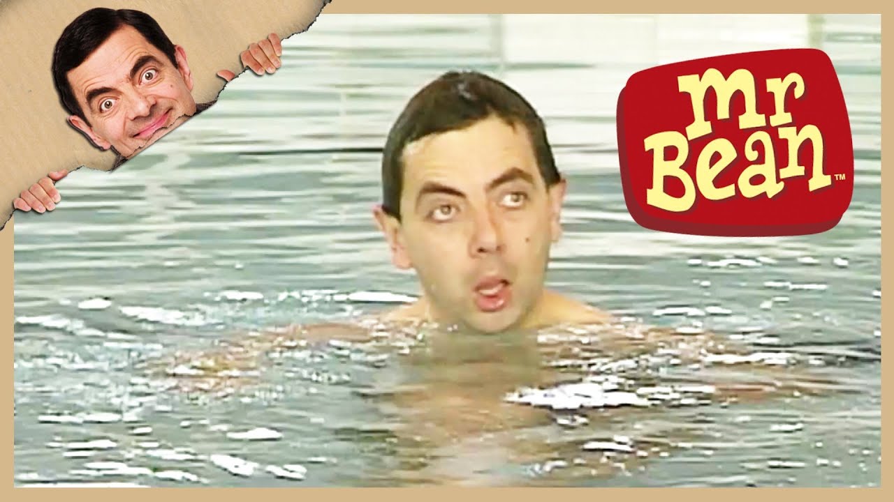 Mr. Bean goes Swimming | Funny clips! - YouTube