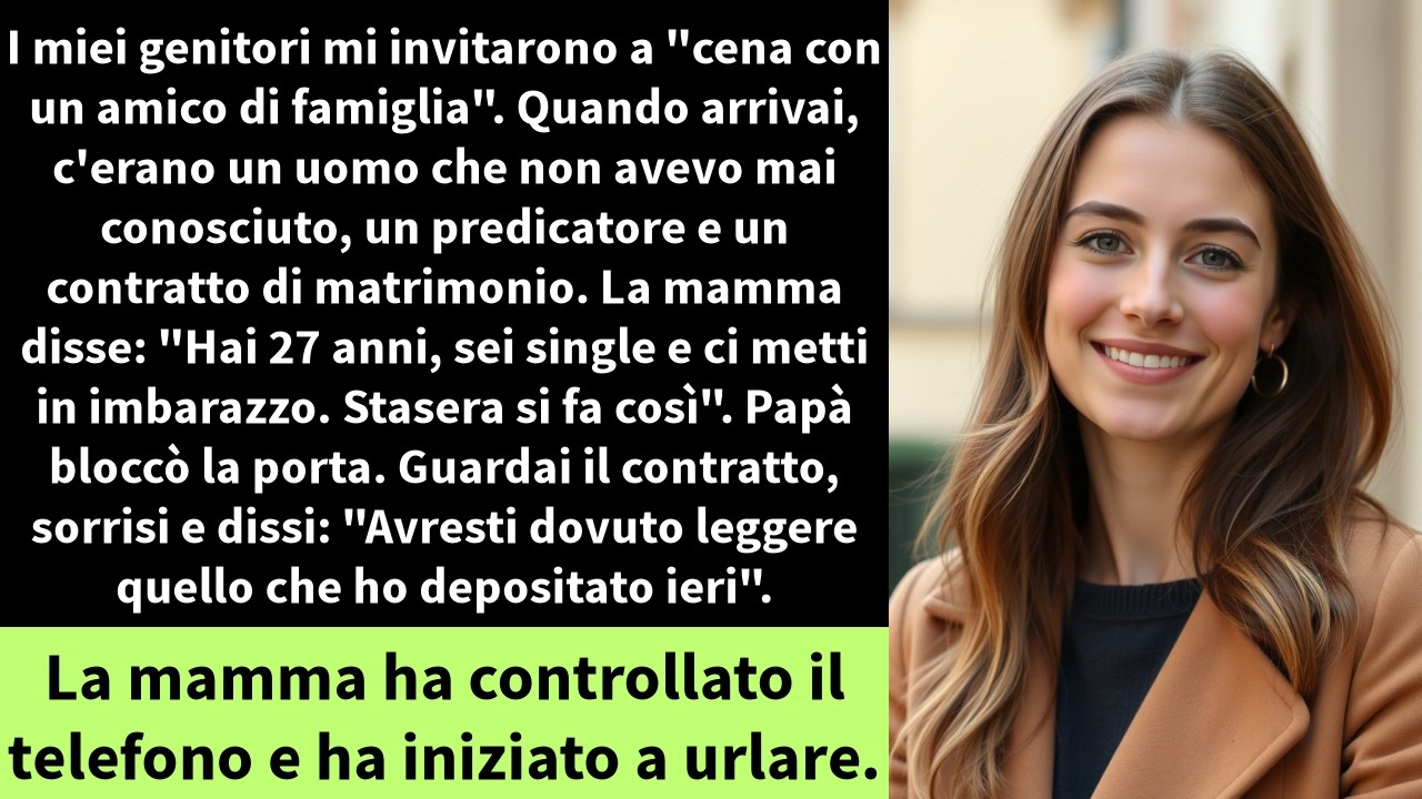 I miei genitori mi invitarono a 