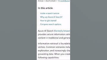 Azure ai search