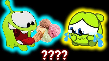 8 Om Nom & Nibble Nom Ice Cream & Crying Sound variation in 32 seconds | MOBILE VERSION