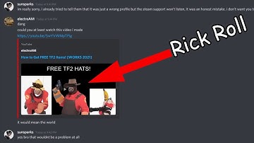 I Rick Rolled A TF2 Scammer