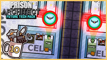 Tracking Belt ALERT! What Are They Up To? | Prison Architect - Future Tech #10