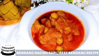 Resep rendang daging sapi + kentang | beef rendang and potatoes recipe