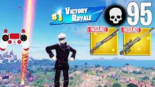 95 Elimination Solo Vs Squads Gameplay Wins (Fortnite Chapter 5 PS4 Controller)