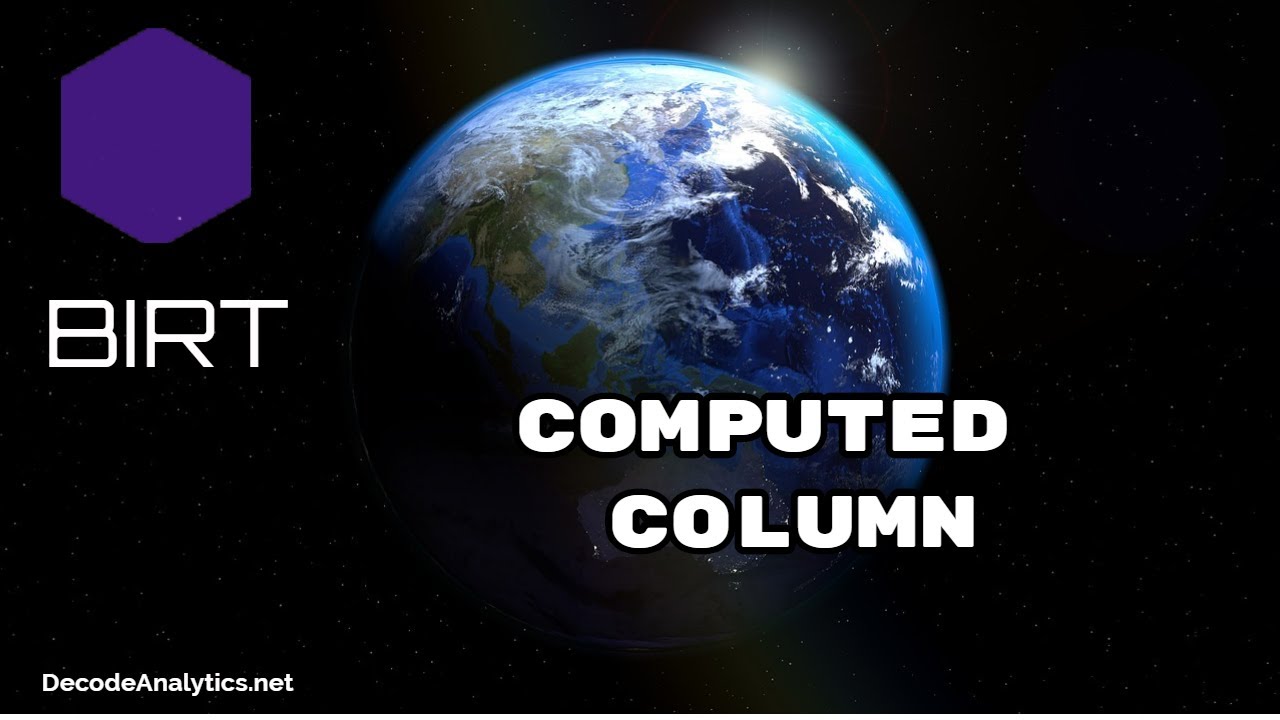 Update BIRT Computed Column