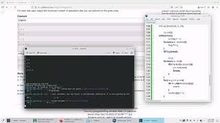Codeforces Round 1070 (Div. 2) rated contest screencast (no audio, A-C solved)