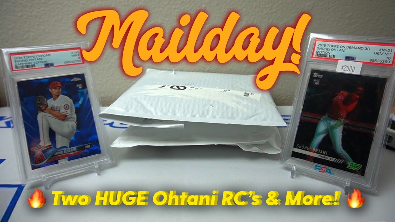 Mailday! 🔥 2 Huge RARE Ohtani RC’s & More! 🔥 