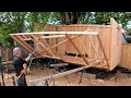 Framing Our Tiny House in 6 Minutes: A Tiny Timelapse