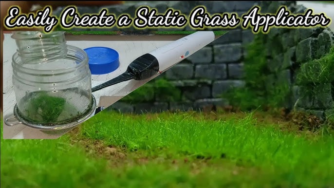 The Static Grass Glue Experiment 