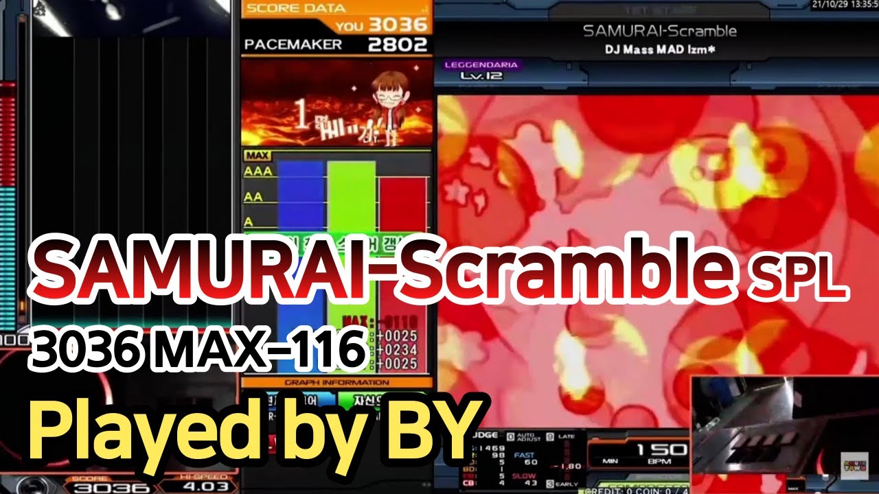 [歴代だったこと] SAMURAI-Scramble (L) 3036 MAX-116 / played by BY