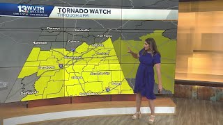 Severe thunderstorms impact Alabama Thursday