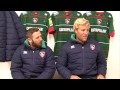 Mele and Crane discuss their diving techniques - but whose was better?