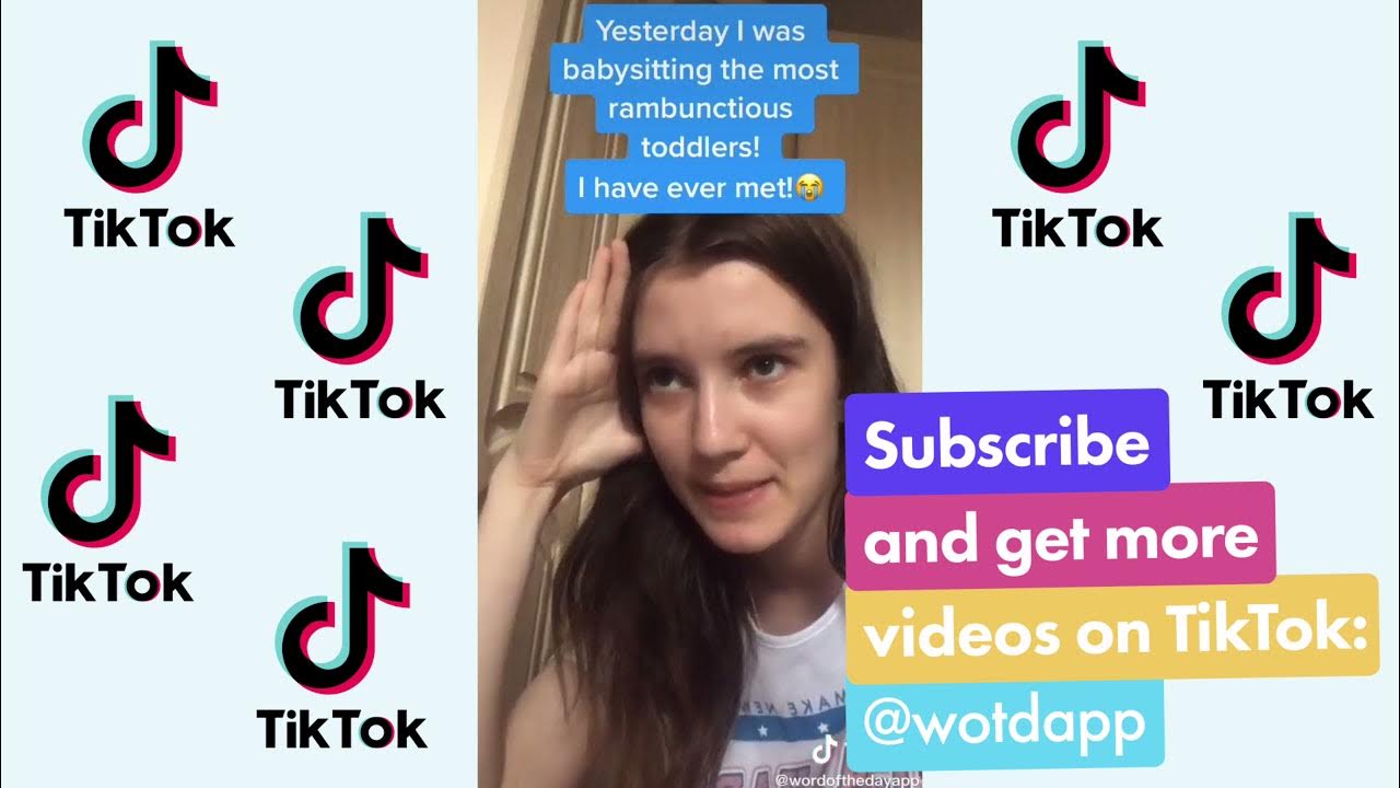 What does "Rambunctious" mean? Word of the Day English Daily