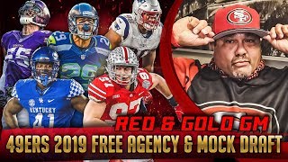 Live! 49ers Free Agency & Mock Draft 2019 - Ronbo Sports Red & Gold GM EP 2