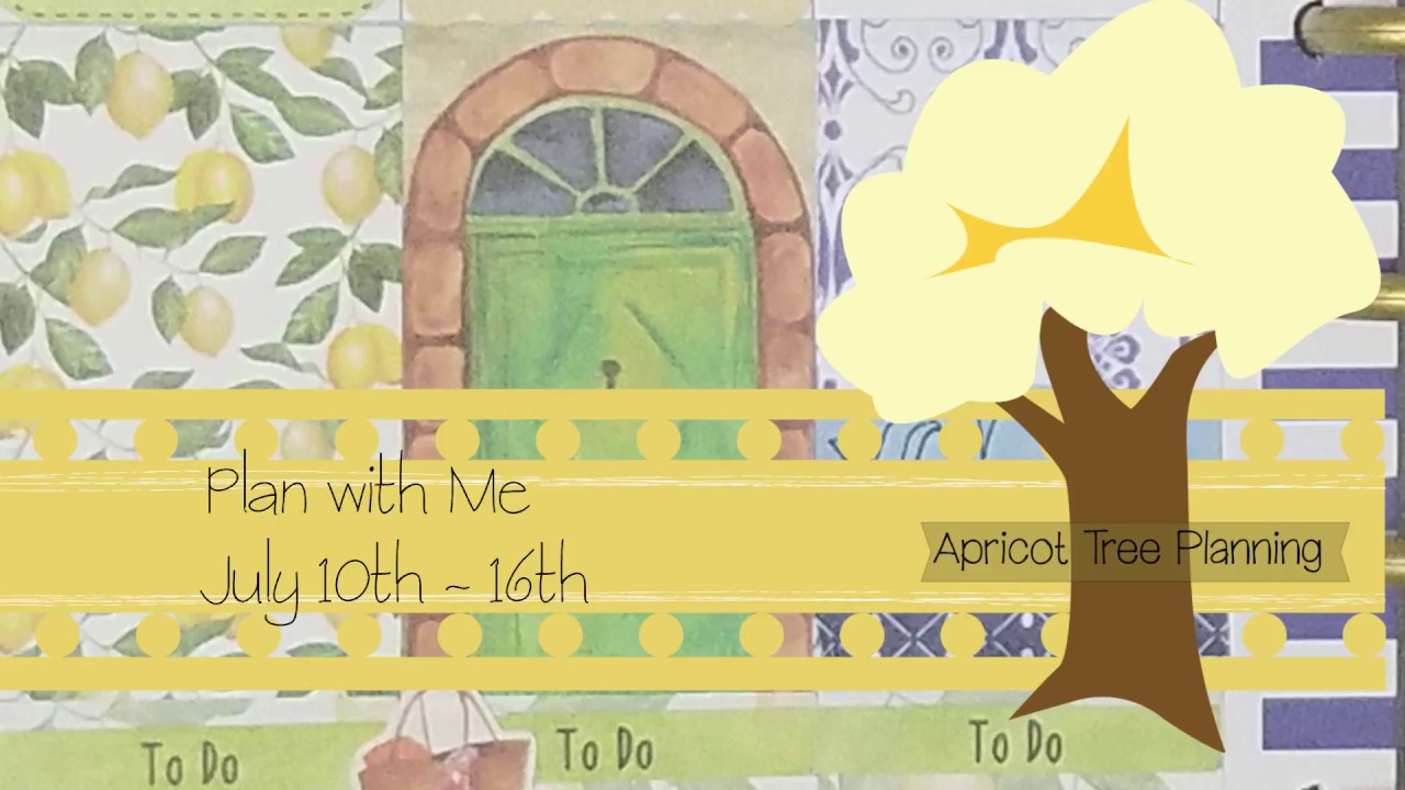Plan with Me: Mediterranean Lemons - Apricot Tree Planning - YouTube