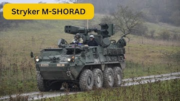 Stryker Air Defense Vehicle ("M-SHORAD") of the US Army in Action