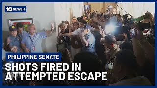 Inside the Chaotic Moment Gunshots Were Sprayed In The Philippine Senate | 10 News+