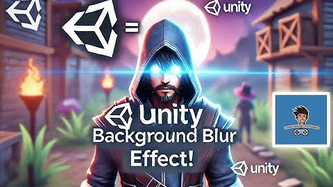 How To Create Background Blur Effect In Unity Game - learn unity tutorials #unity #unityengine