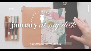 At My Desk January || How I&#39;m Using My Planners &amp; Journals in 2024 (So Far)