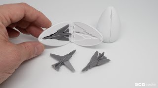 Tiny Print-In-Place And Articulated Mig-23 - 3D Printable Surprise Egg 