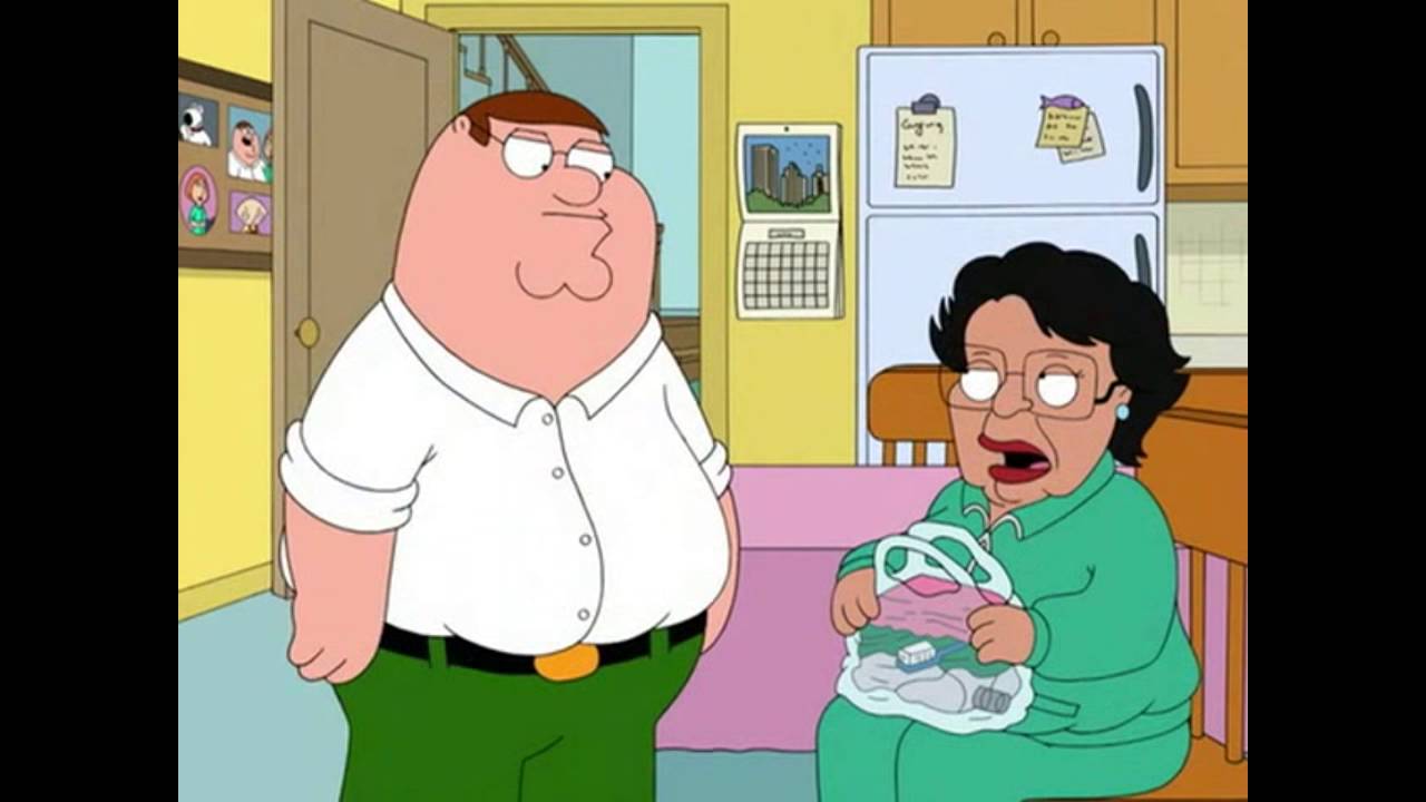 Consuela duerme con Chris - Padre de Familia - YouTube